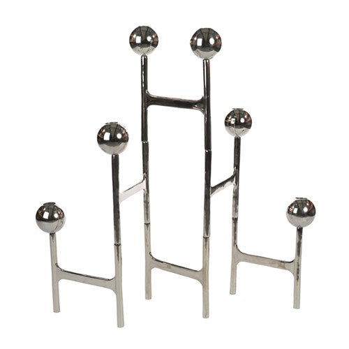 Candle Holder Folding Nickel Ball XXL pols potten