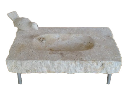 Elegant Bird Marble Soap Dish | Stylish Stone Soap Holder for Any Bath