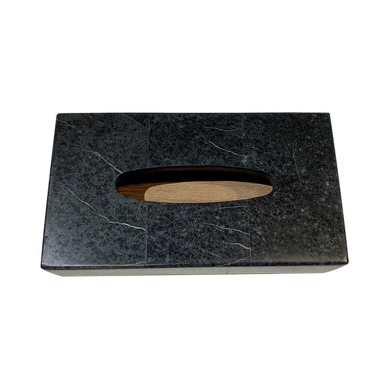Marble tissue box