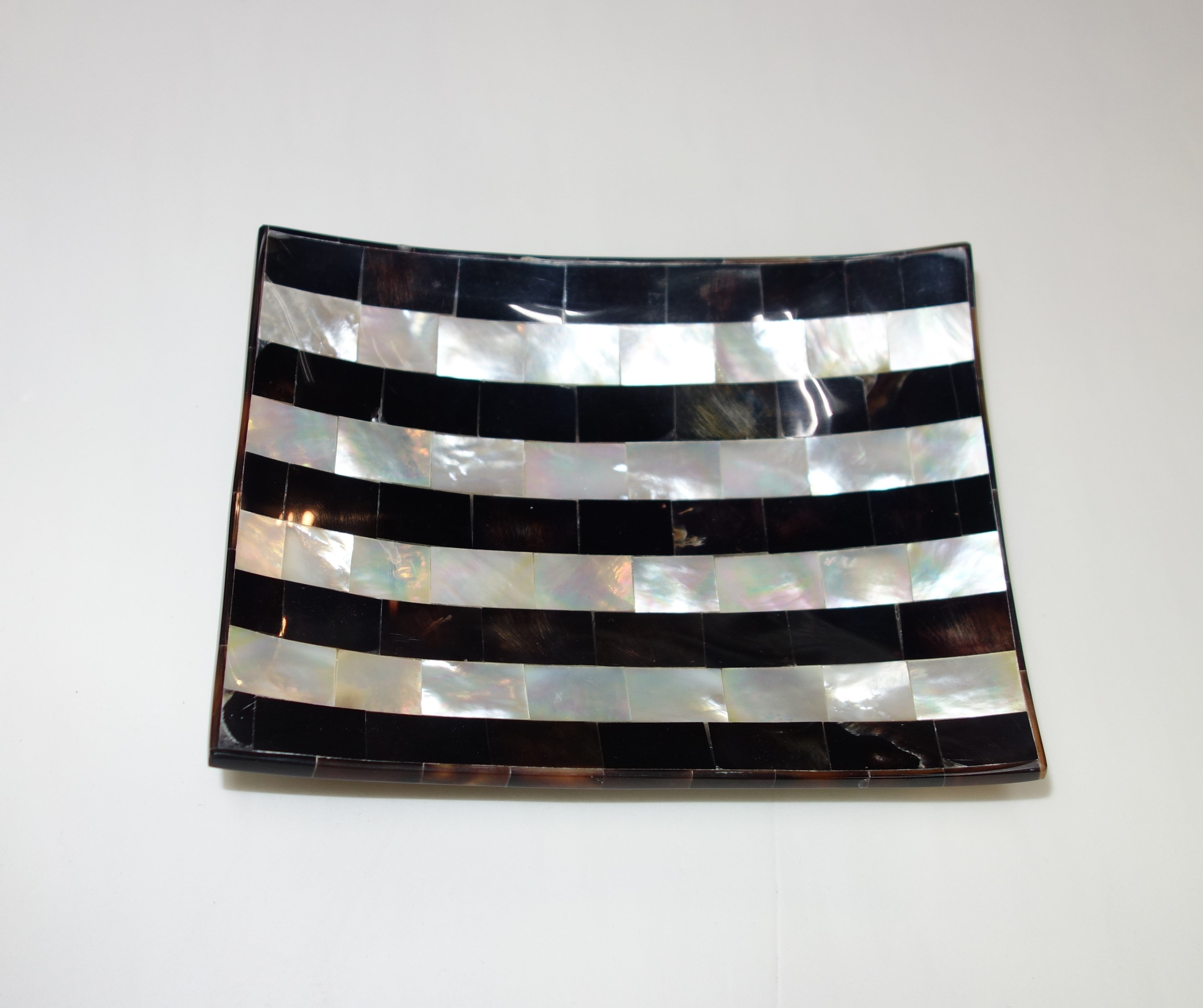 Elegant Soap Dish Mop Square | Black, White, Pearl | 14x11x3 cm