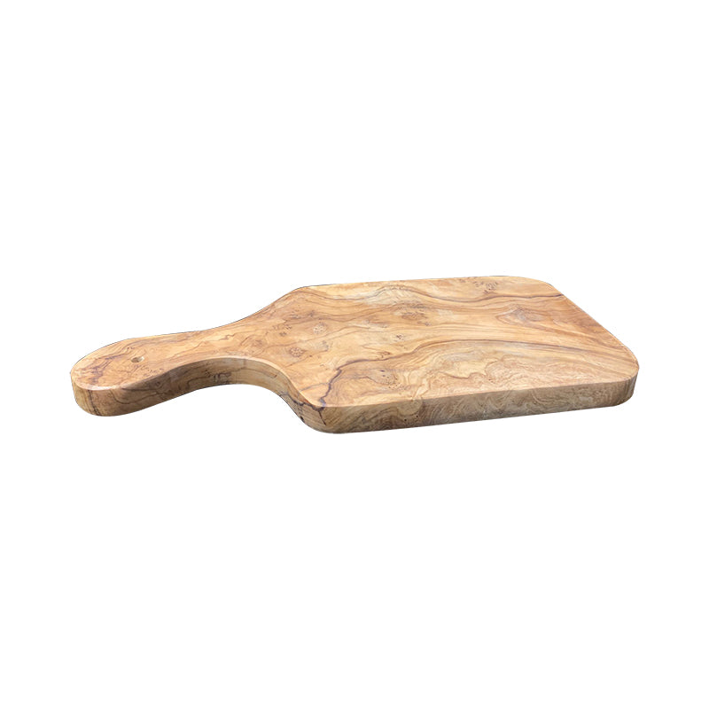 Olive wood serving tray with Handle