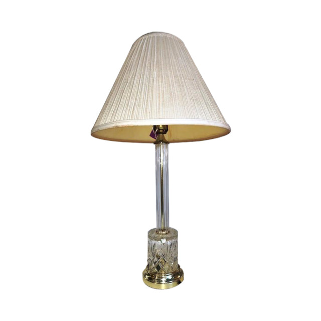 American crystal table lamp
