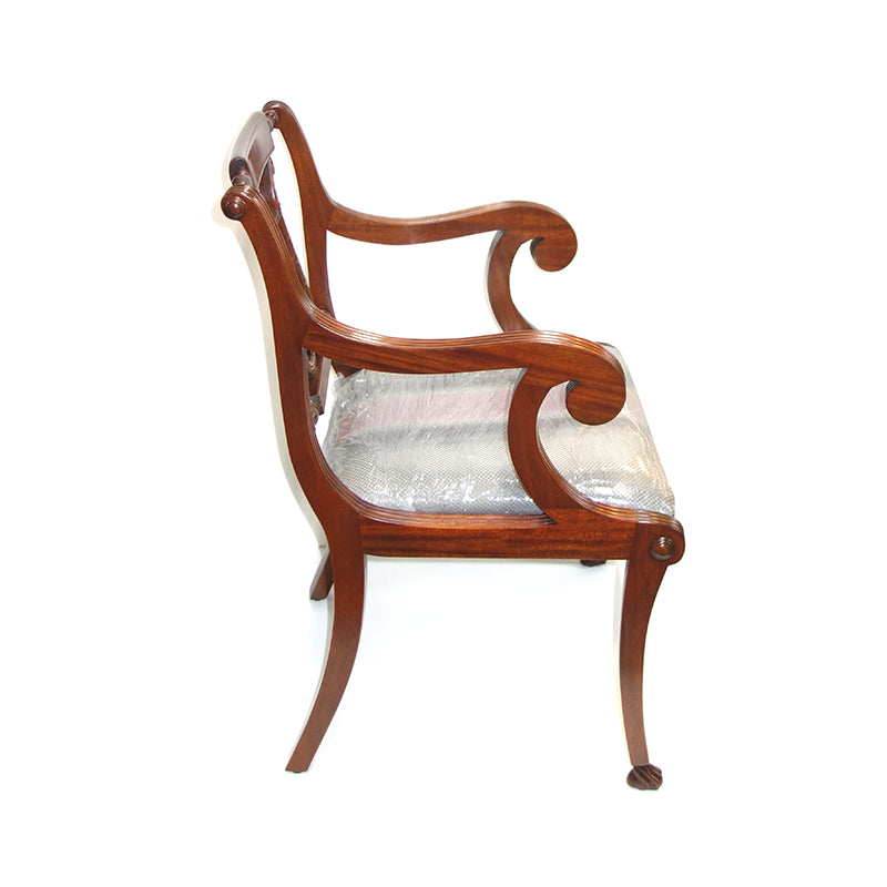 Lyre armchair
