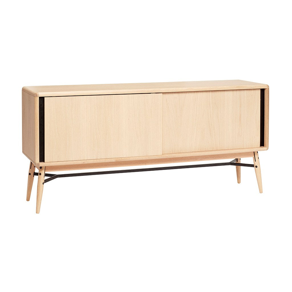 Nordic TV cabinet in oak simple Hubsch