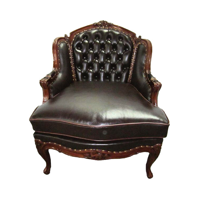 Carved Bergere armchair