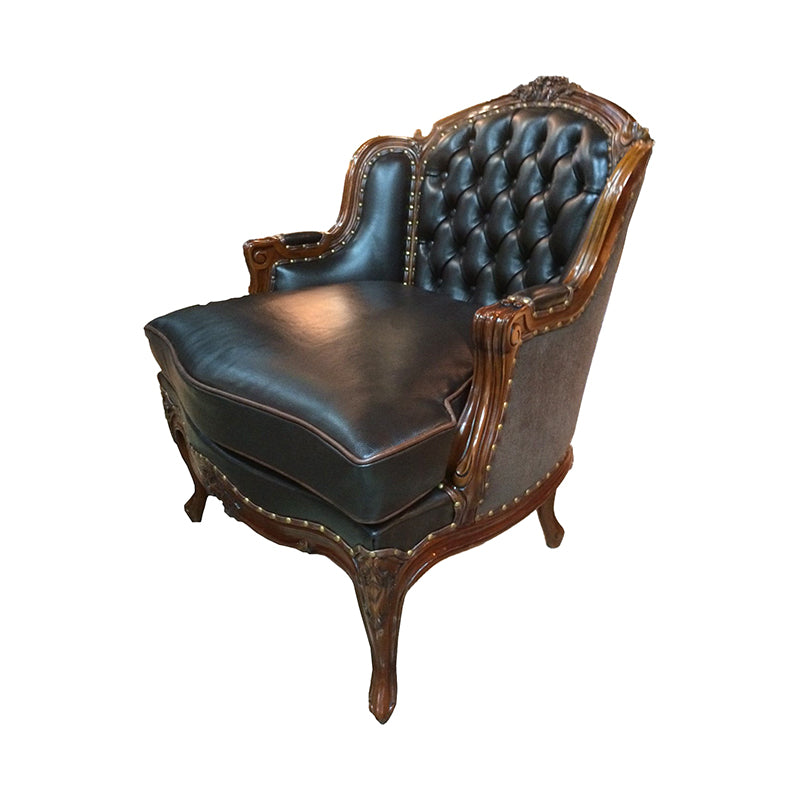 Carved Bergere armchair