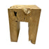 Buti square teak stool