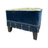 Blue forest ottoman