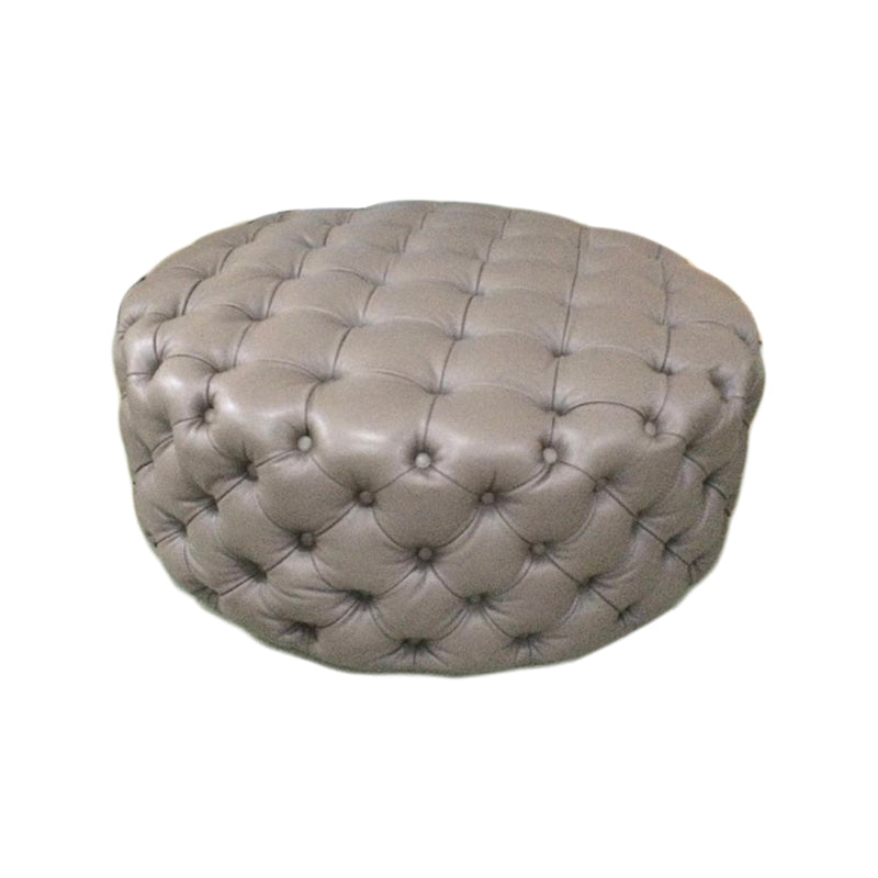Chloe Leather Ottoman