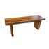 Live Edge Teak Bench