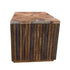 Eclipse Crystal teak stool