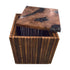 Eclipse Crystal teak stool