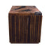 Eclipse Crystal teak stool