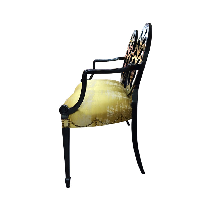 Two Seater Hepplewhite Oval Back