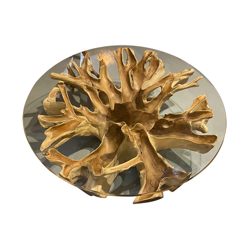 Pinnacle Teak root coffee table