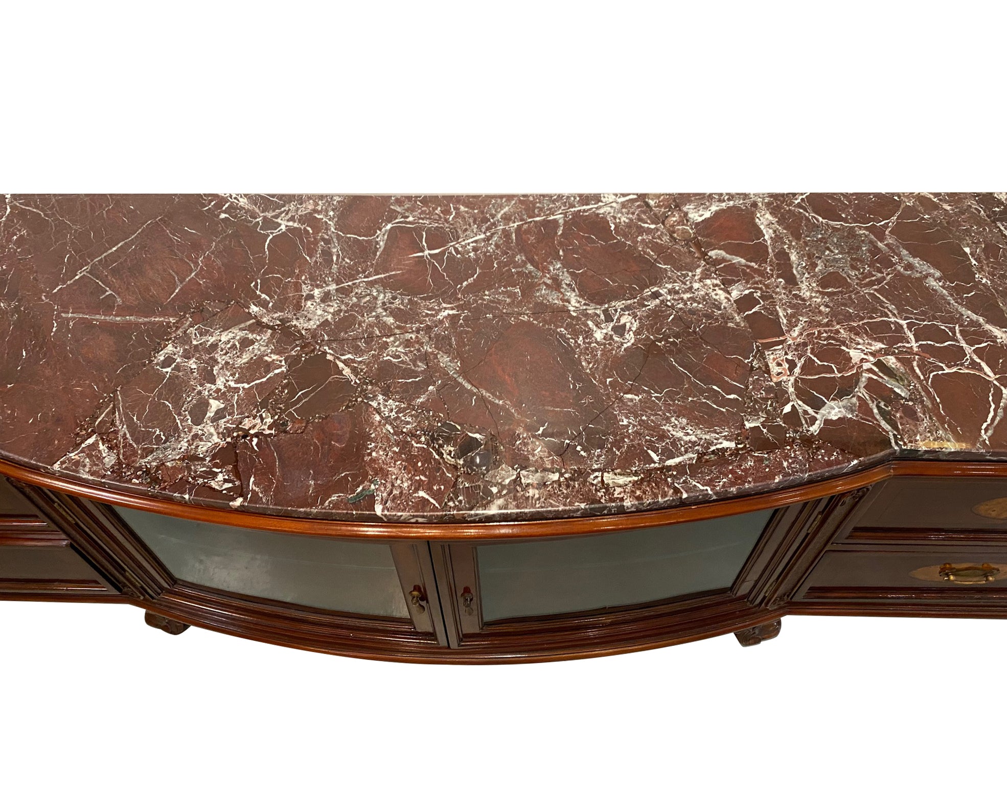 Via TV Stand, with Glass Door