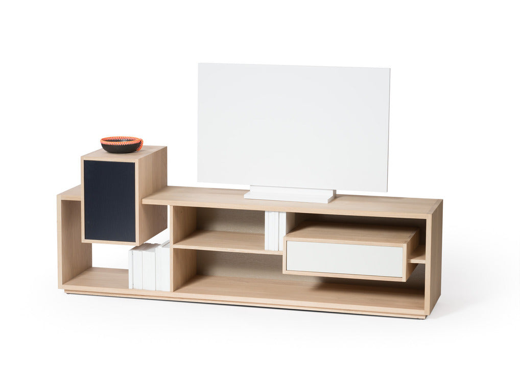 France Drugeot Labo media unit in oak wood