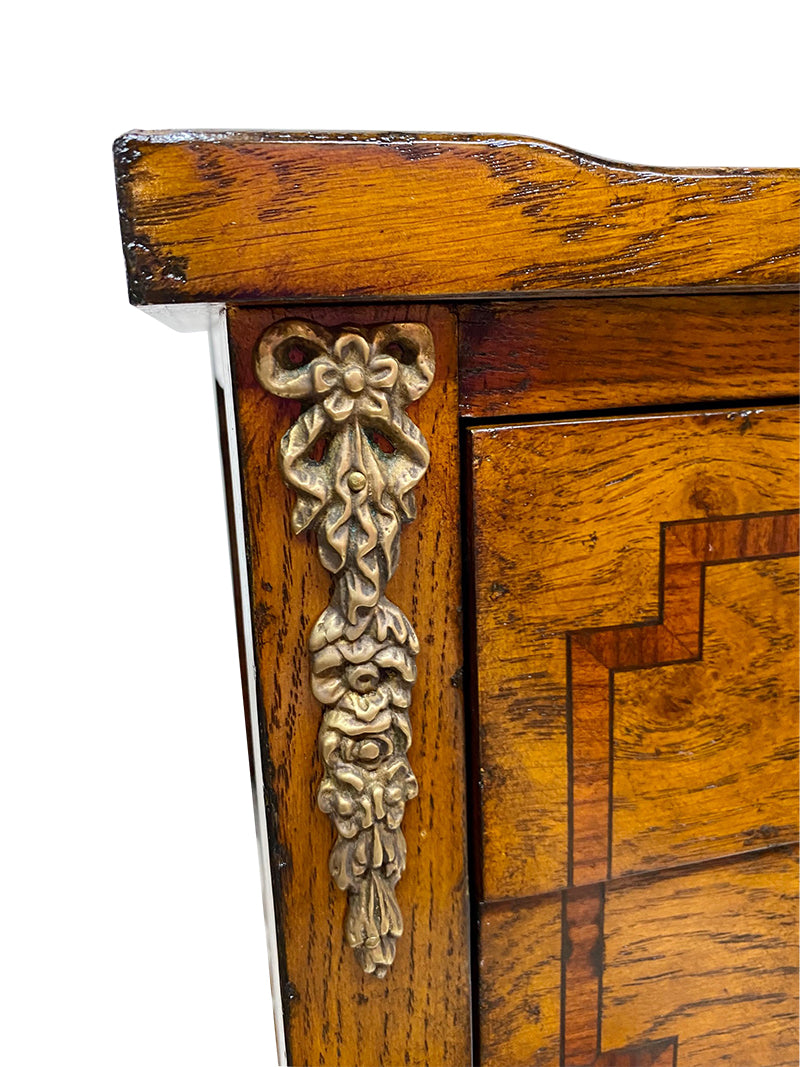 William Side Table Oak 2 Drawer