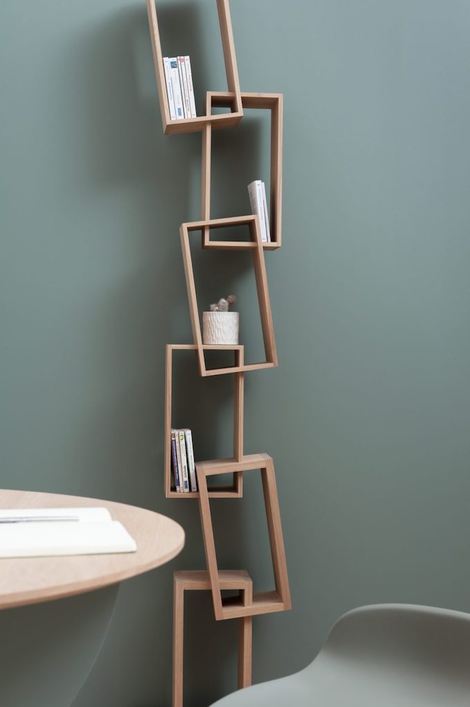 Koby single bookcase night blue