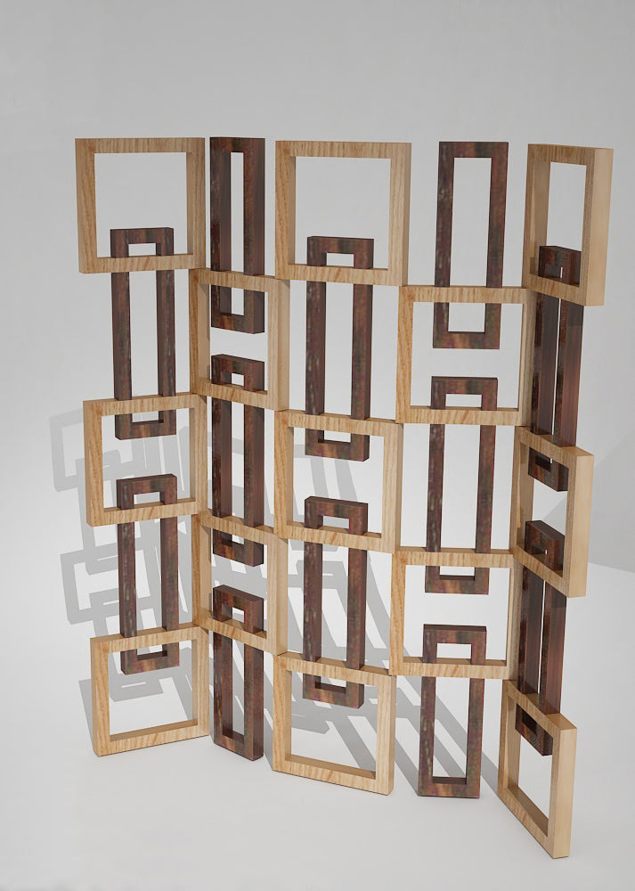 Ebony & Ivory  Screen Partition
