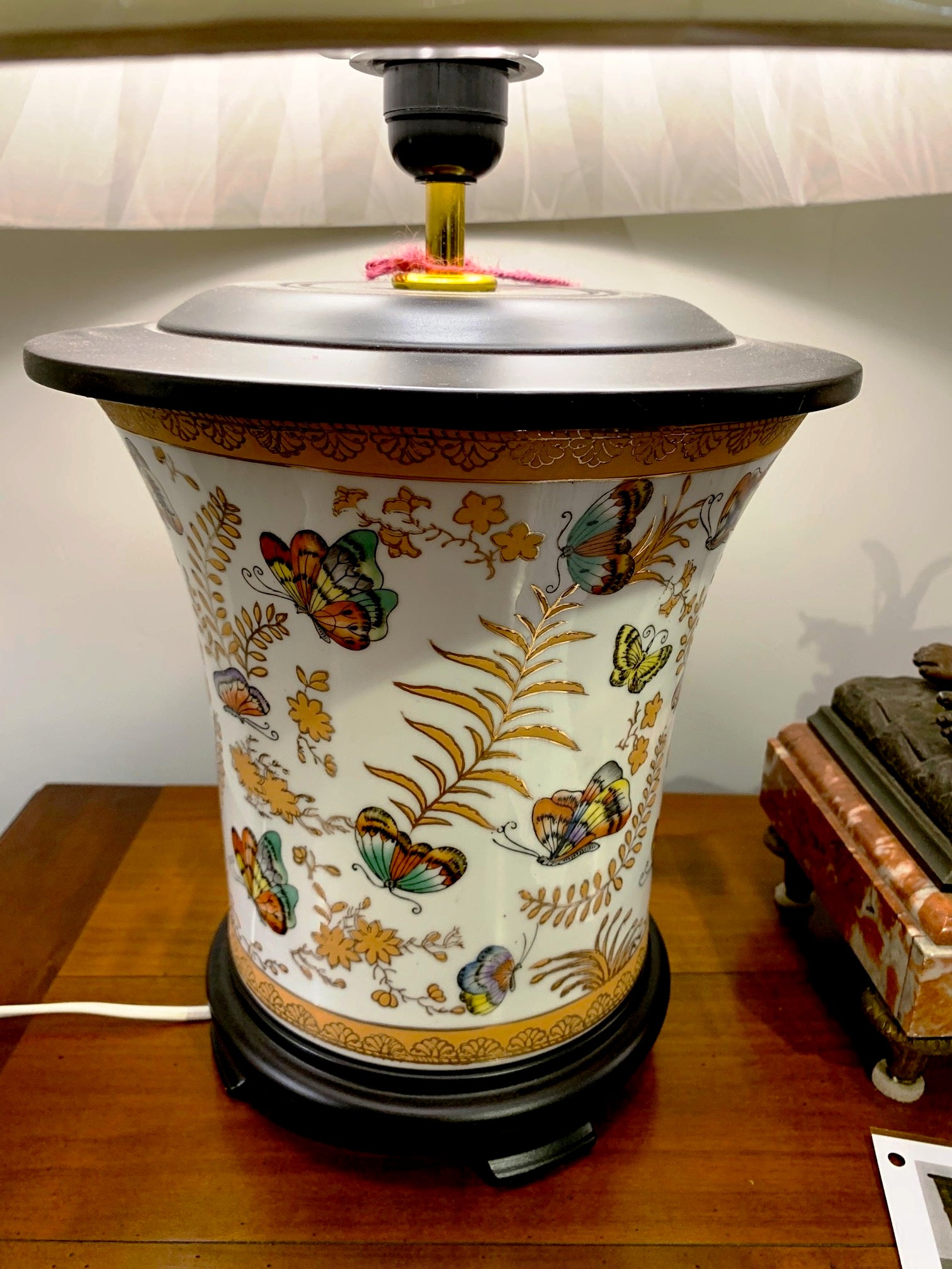 Vintage porcelain lamp