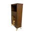 Noire Oak Wine Cabinet - Gliding Door, Drawers & Wine Glass Holders