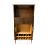Noire Oak Wine Cabinet - Gliding Door, Drawers & Wine Glass Holders