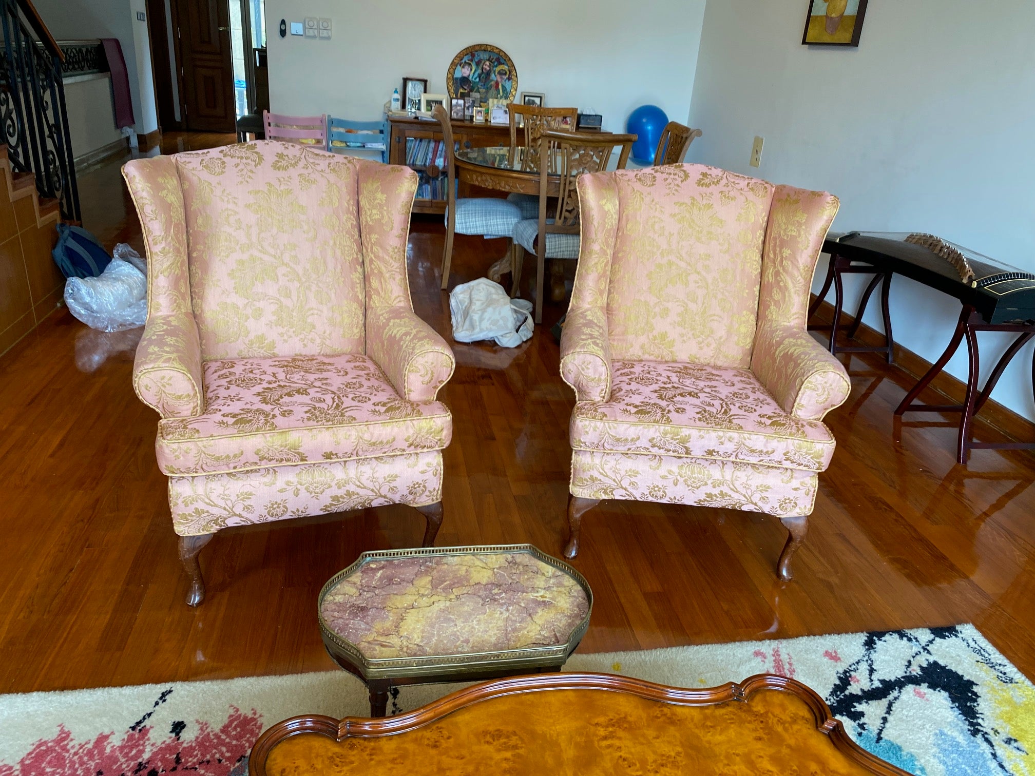 ShousonHill-reupholstered English sofa