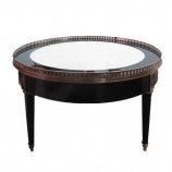 Louis XVI Round Coffee Table