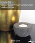 Volcano stone  flower  T-Light candle holder