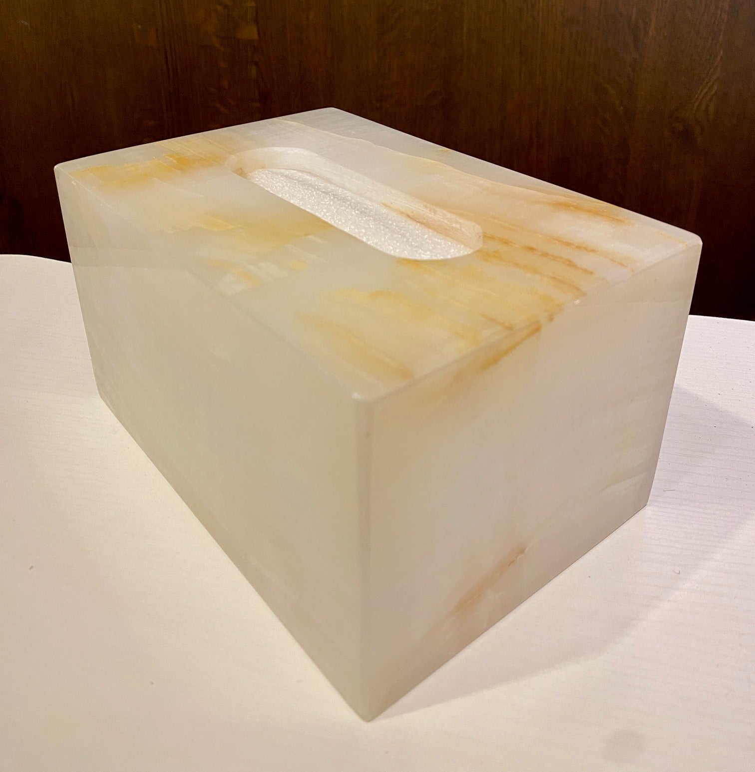 白玉黃金紙巾盒 (Tissue Box)