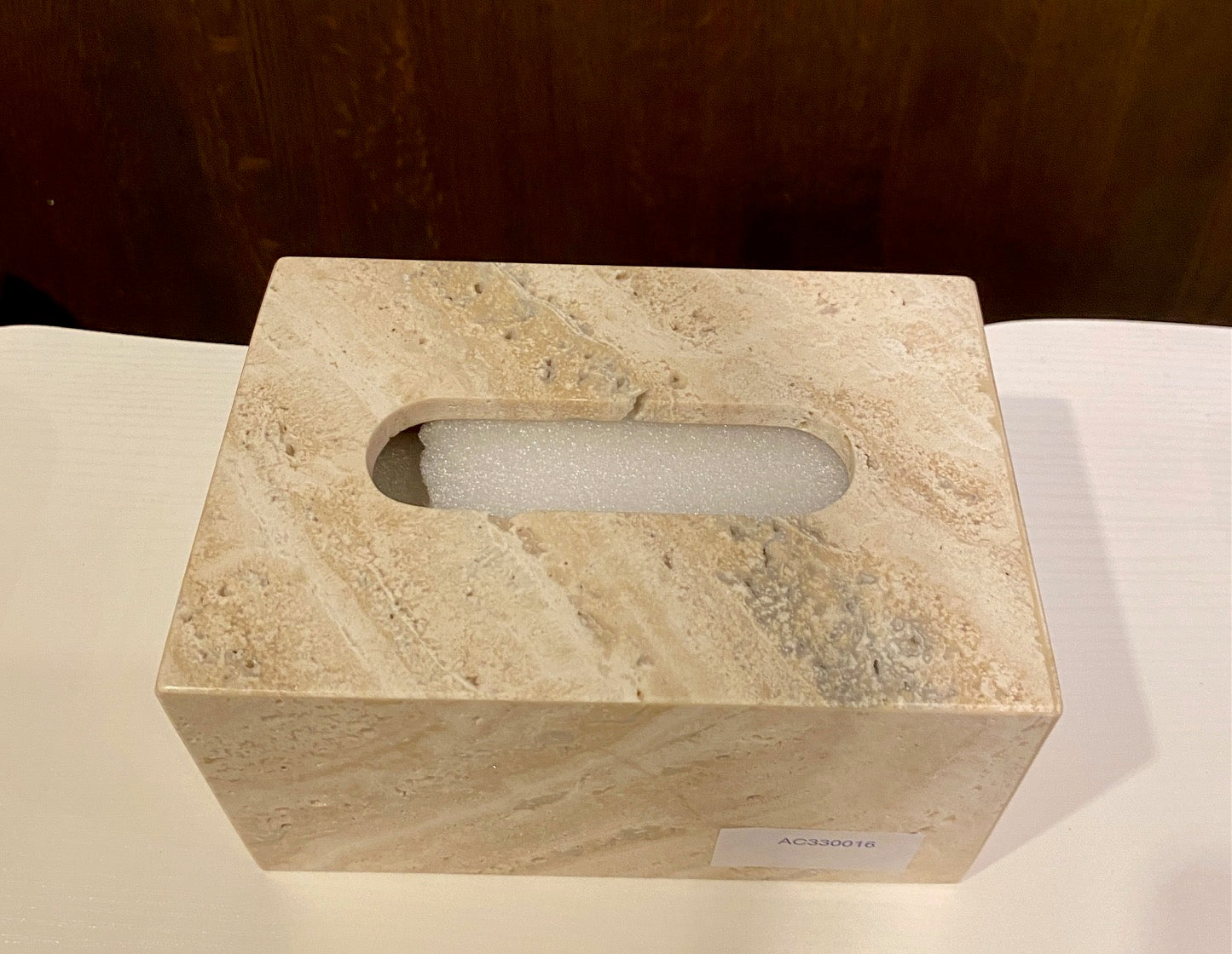 洞石紙巾盒 (Tissue Box)