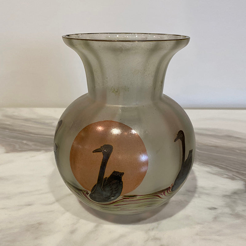 Hand Paint Glass Vase