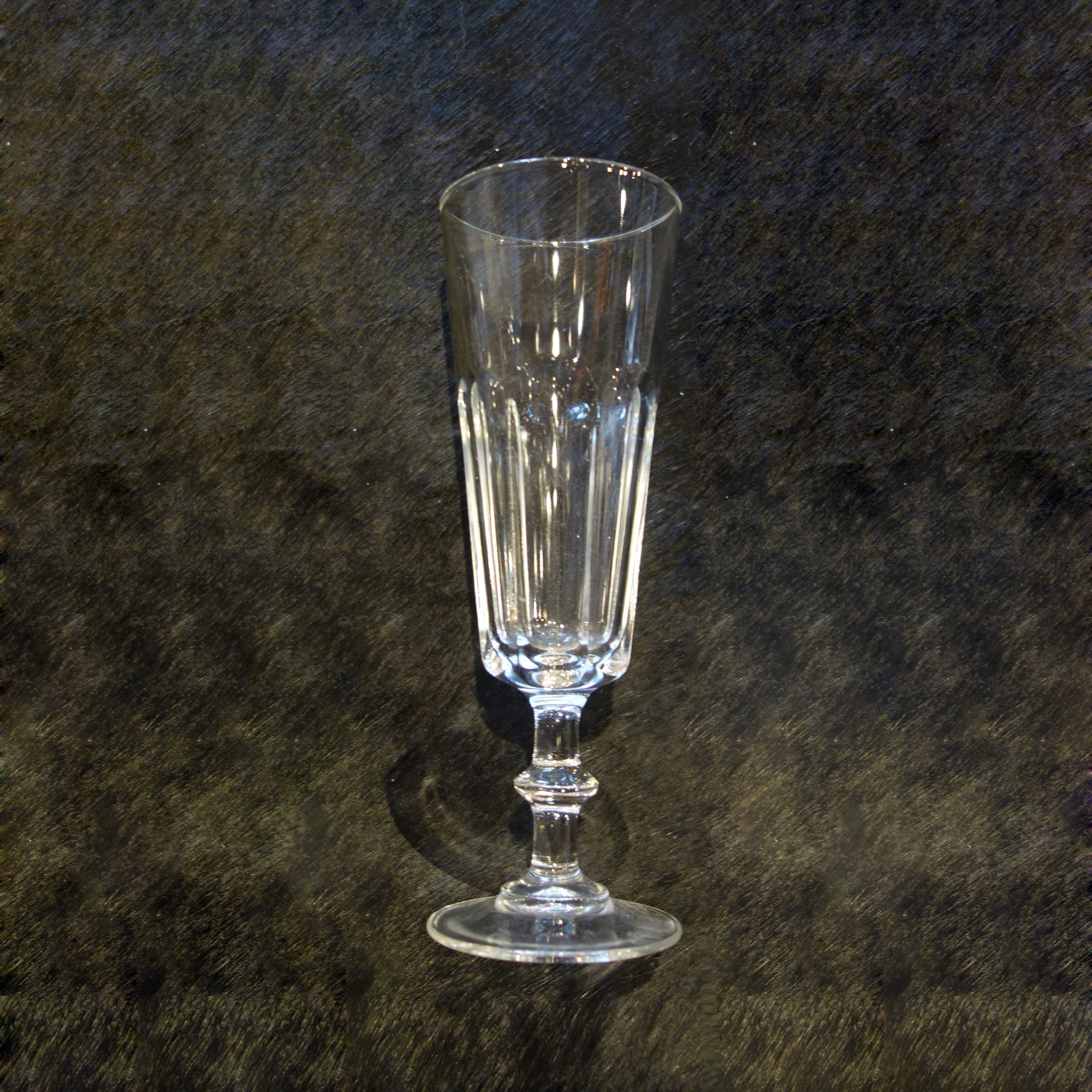 French Vintage Crystal Glass (18cm)