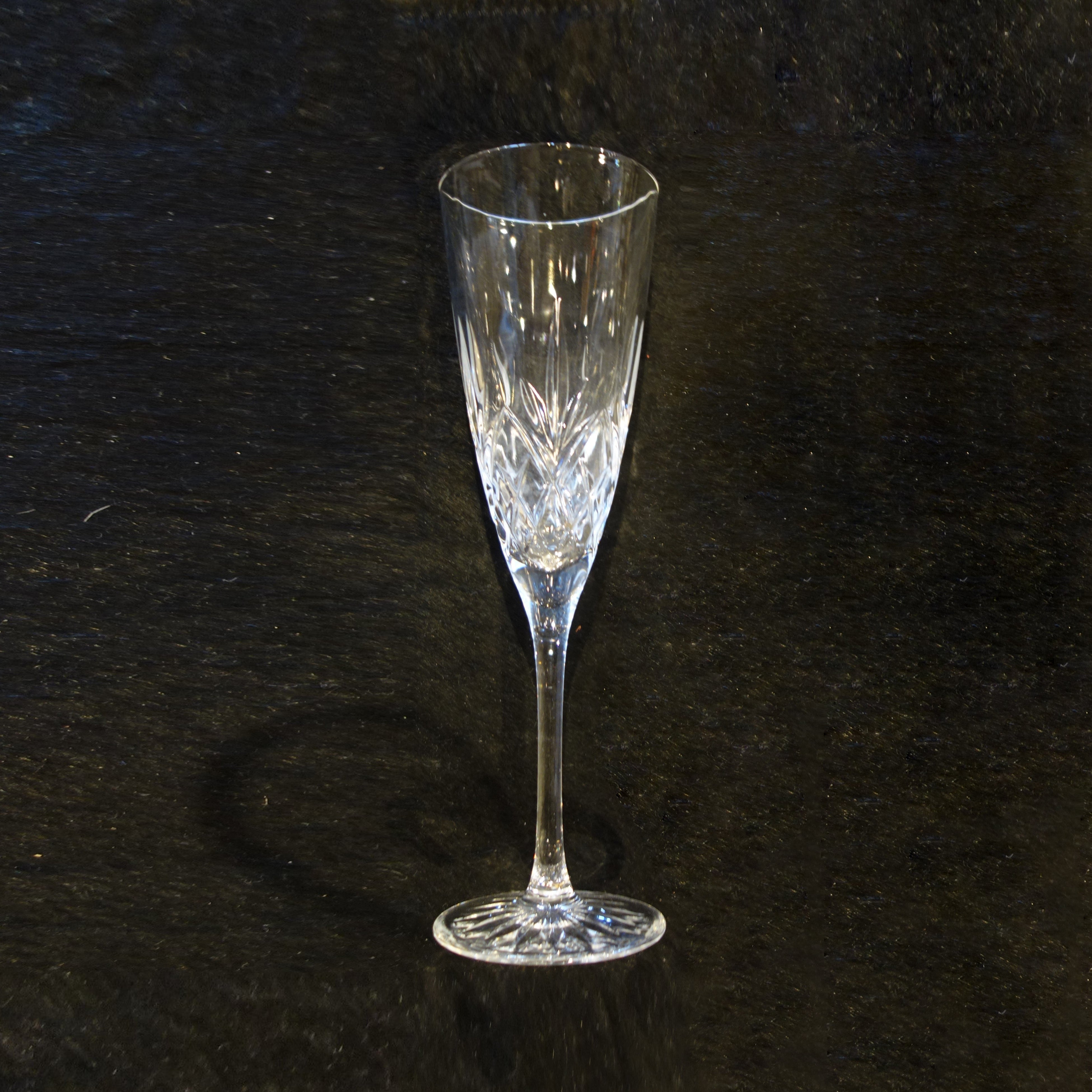 French Vintage Crystal Glass (22cm)