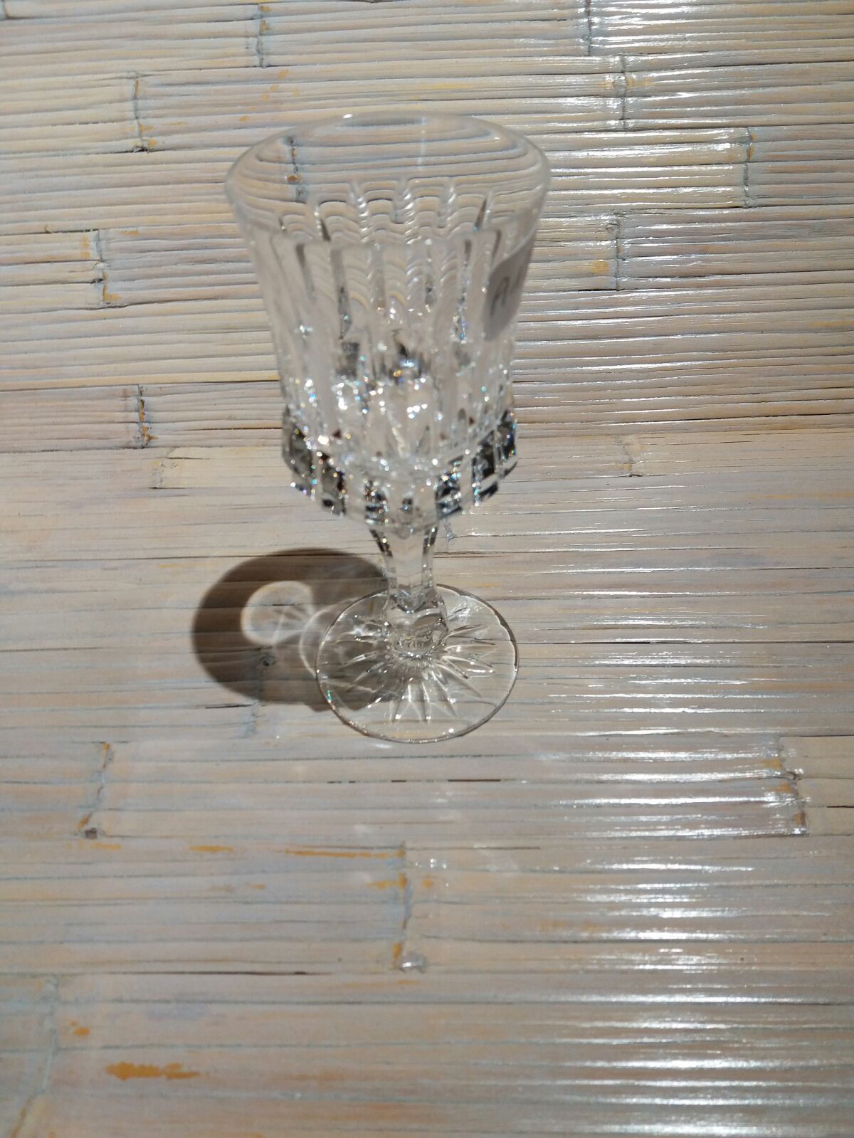 French Vintage Crystal  Glass