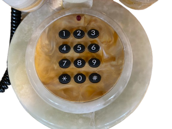 Vintage Rotary Push Button Phone