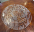 Big flower glass fruit plate