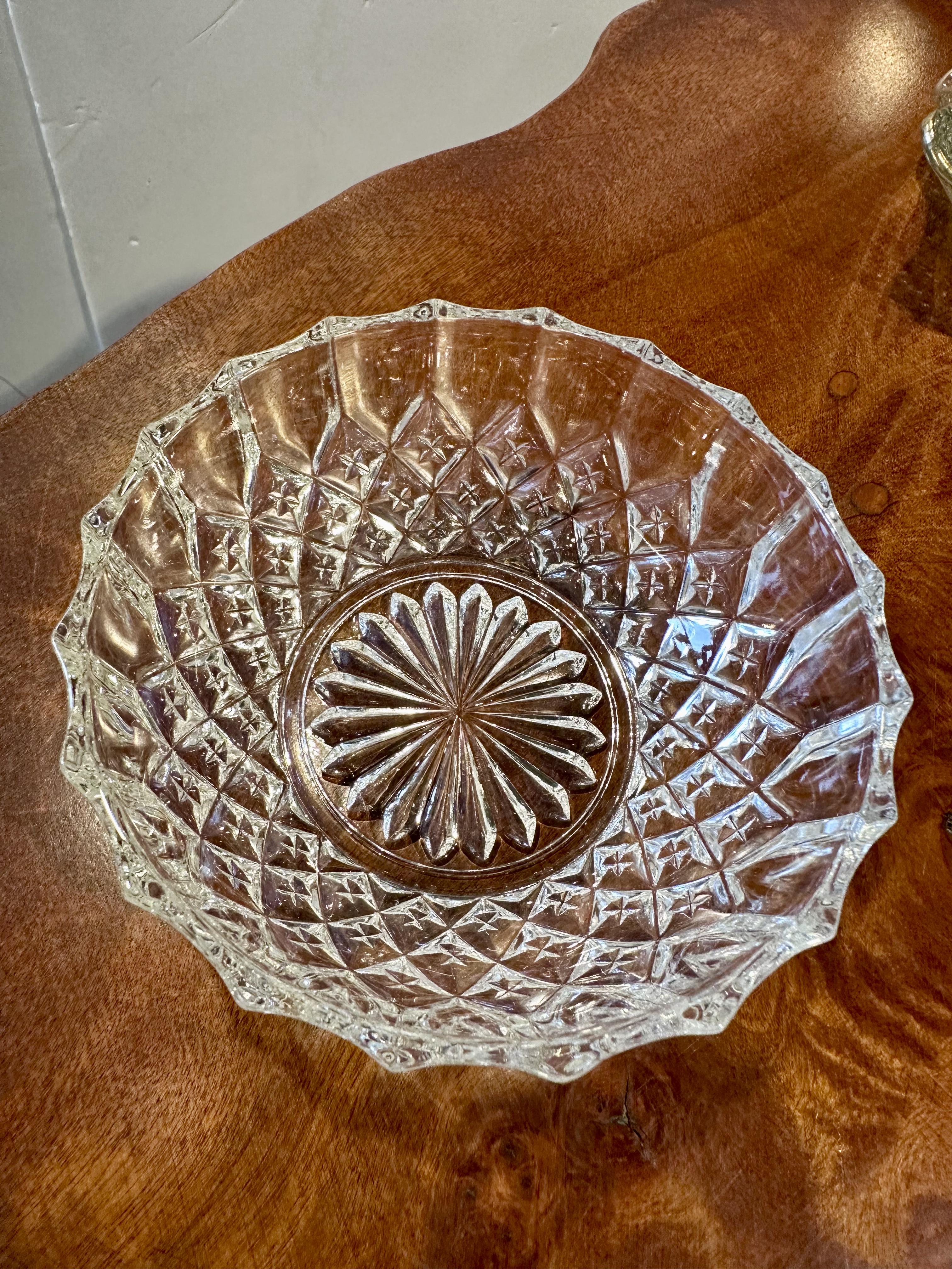 Japanese medieval crystal garden bowl