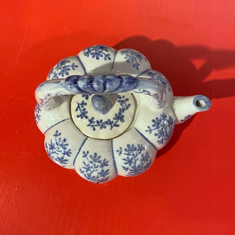 小南瓜青花茶壺