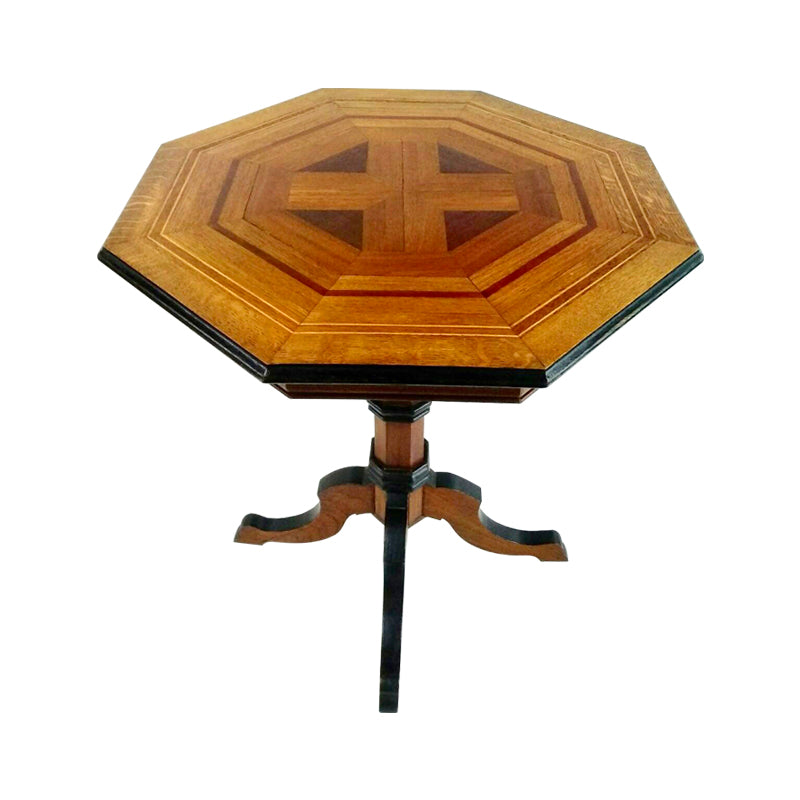 Octogen Table Wood Parquet