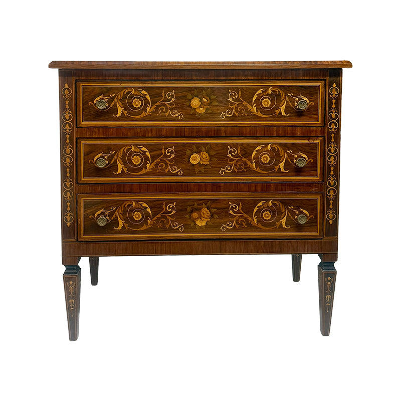 Inlaid chest of drawers