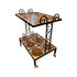 Sunflower tile side table