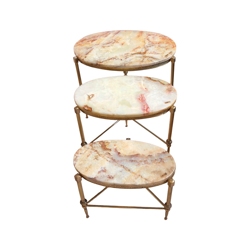 Troir nesting table, France Louis XV