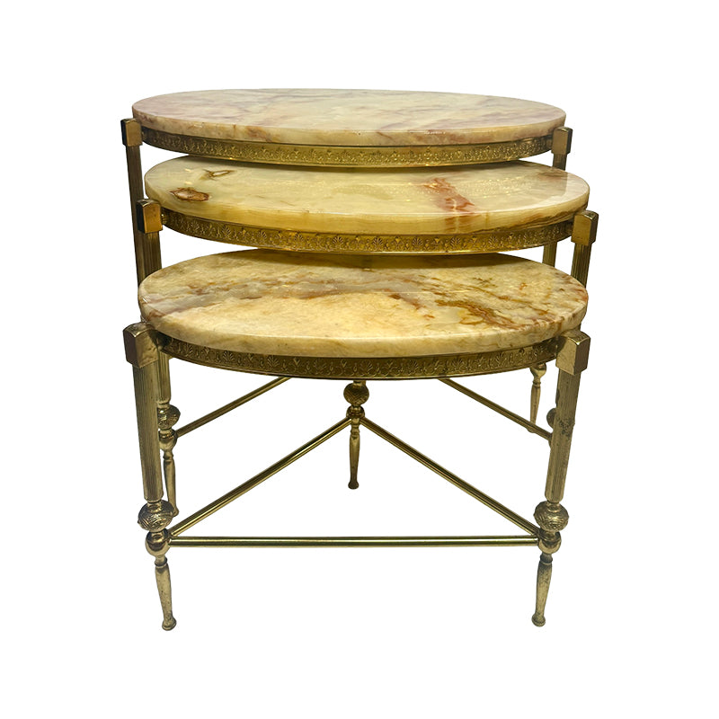 Troir nesting table, France Louis XV