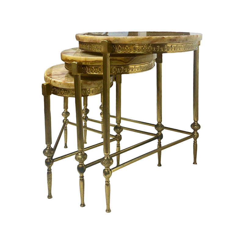 Troir nesting table, France Louis XV