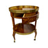 Round cabinet on the wheels