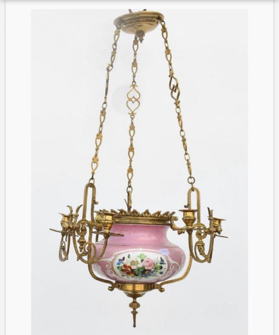 Coupelle Rose  chandelier