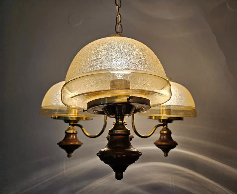 Art Glass Globe Chandelier