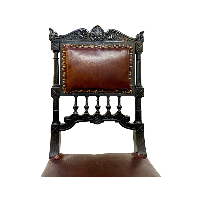 French low chair, carving
